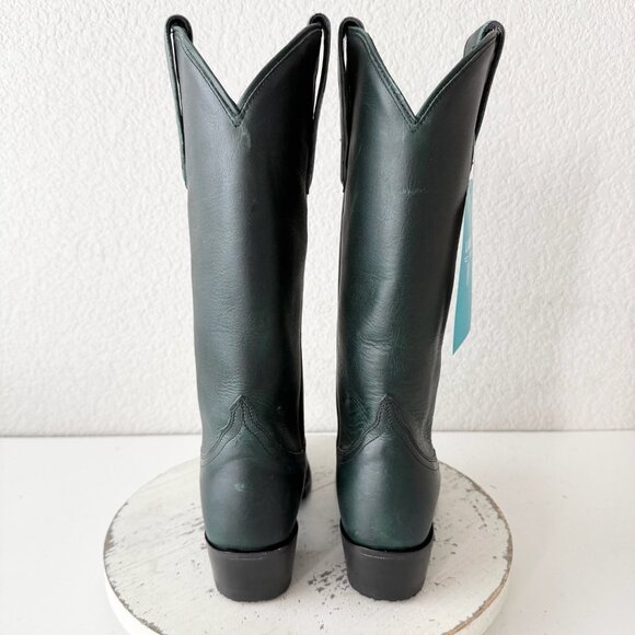 Lane EMMA JANE Womens Green Cowboy Boots 5.5 Western Cowgirl Mid Calf Tall - Picture 3 of 11